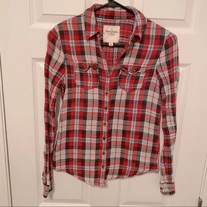 Abercrombie &Fitch plaid button down